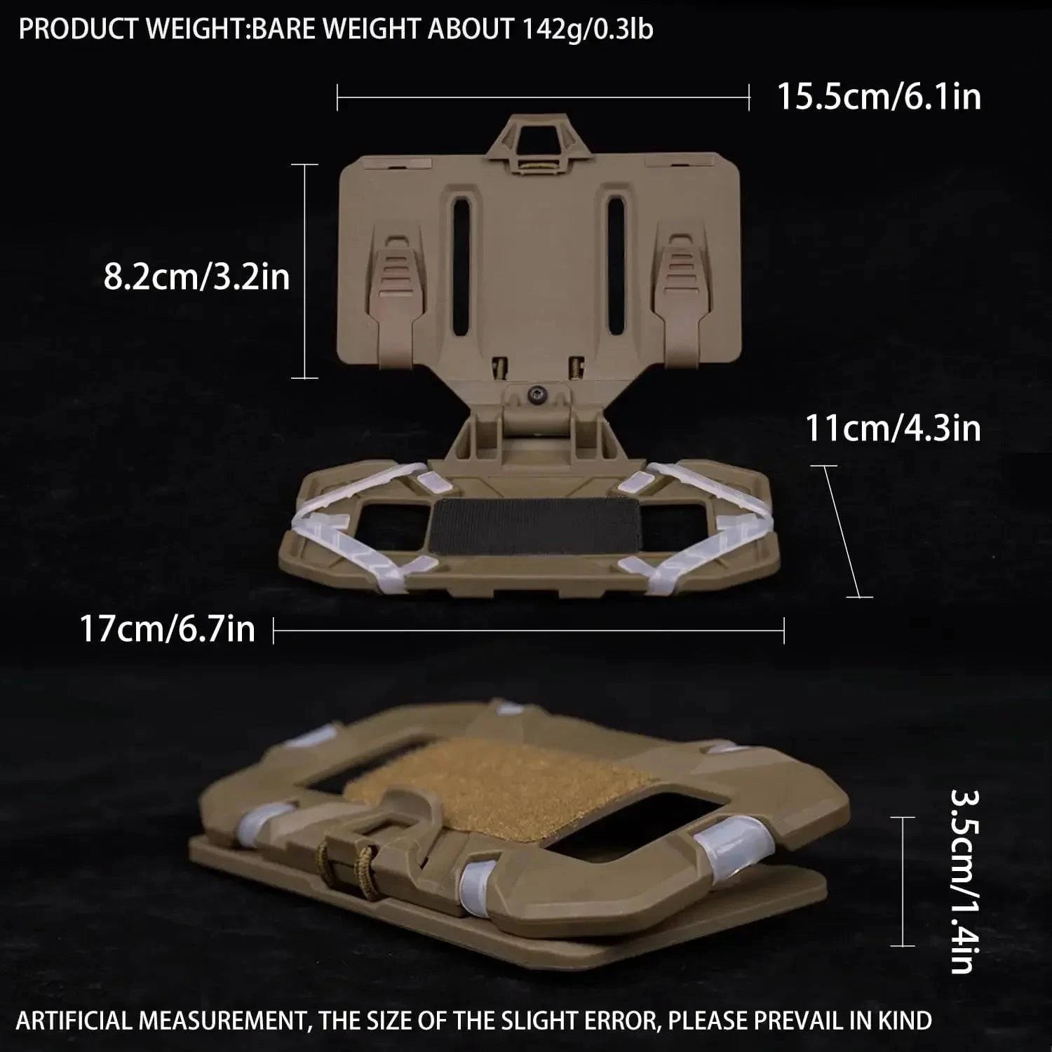 Tactical MOLLE Navigation Board – Map & Phone Holder